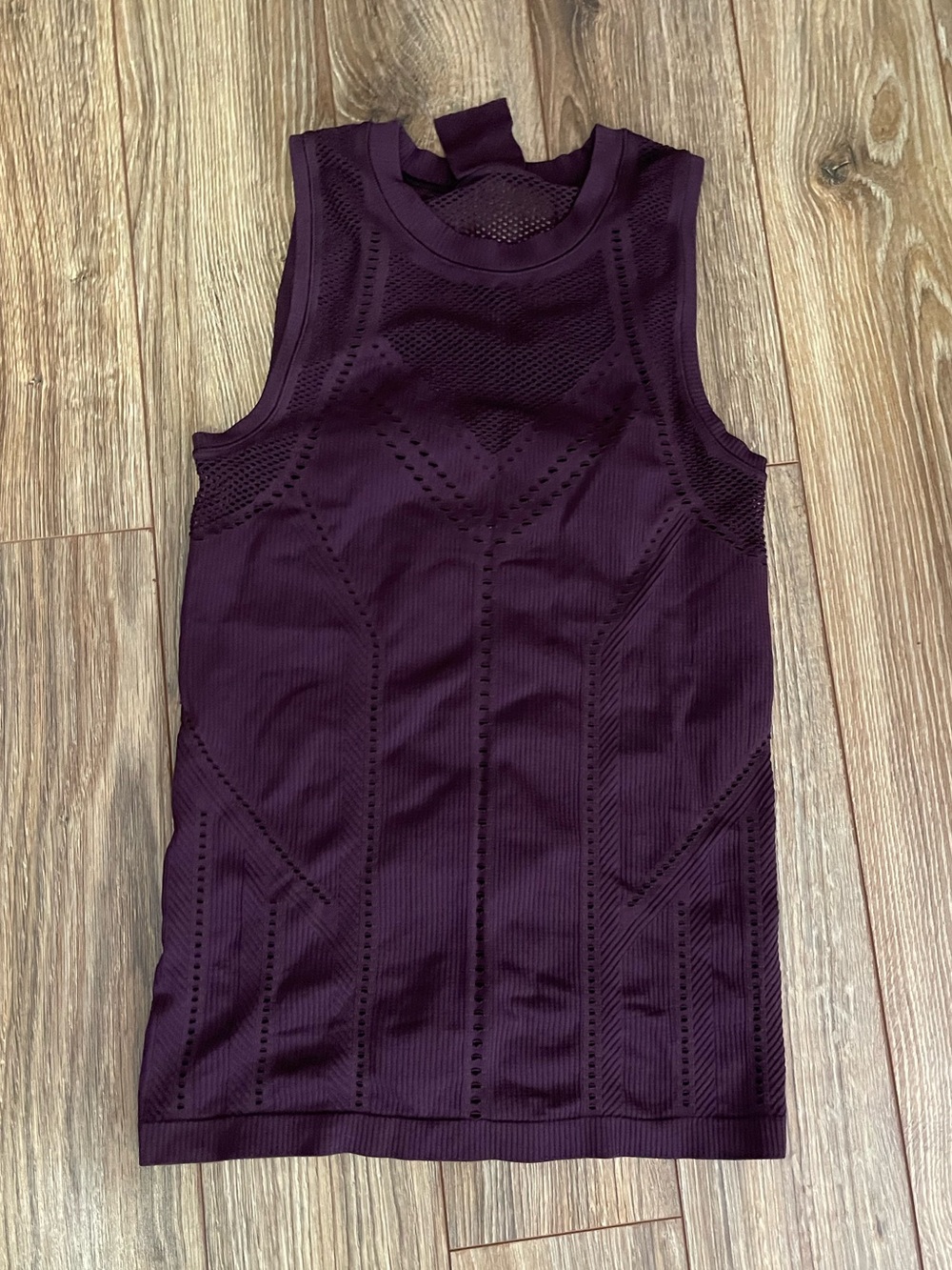 Athleta Deep Plum Ribbed Performance Tank